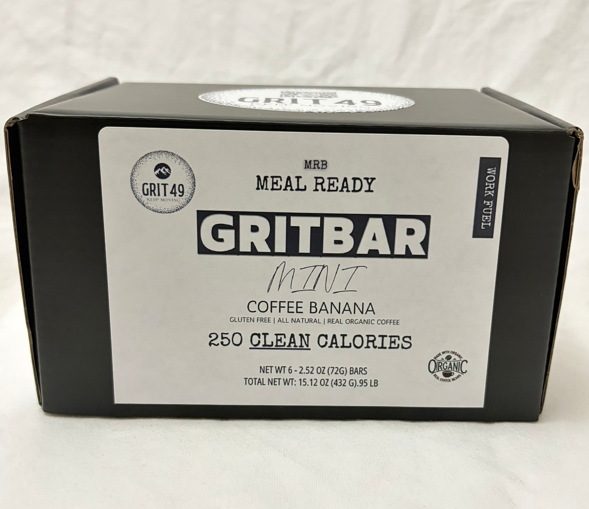 GRITBAR Mini - 6 Pack - COFFEE BANANA - Meal Ready