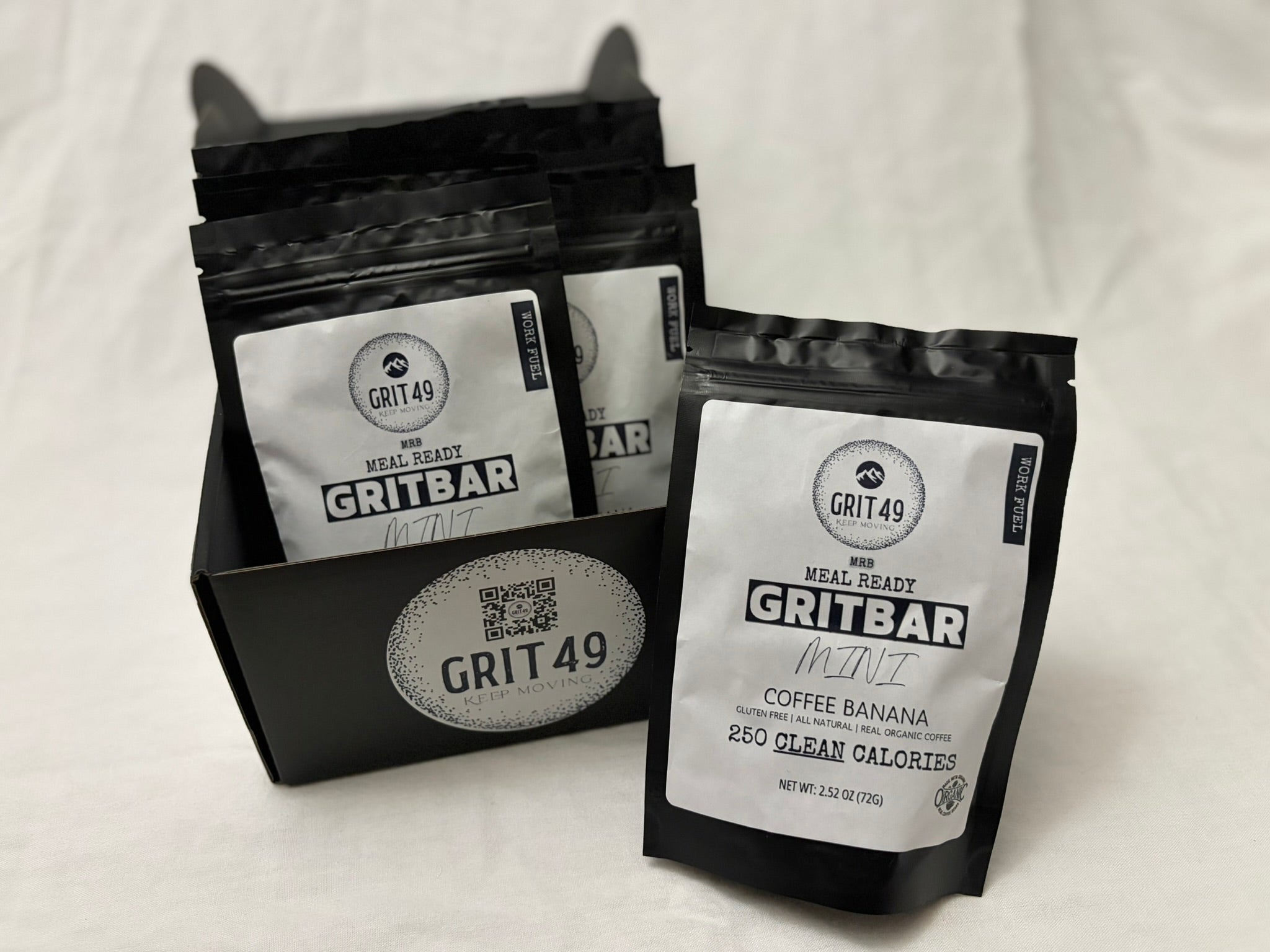 GRITBAR Mini - 6 Pack - COFFEE BANANA - Meal Ready