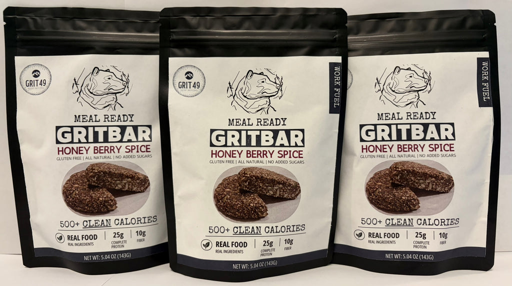 GRITBAR - HONEY BERRY SPICE - Meal Ready - Bundled Packs